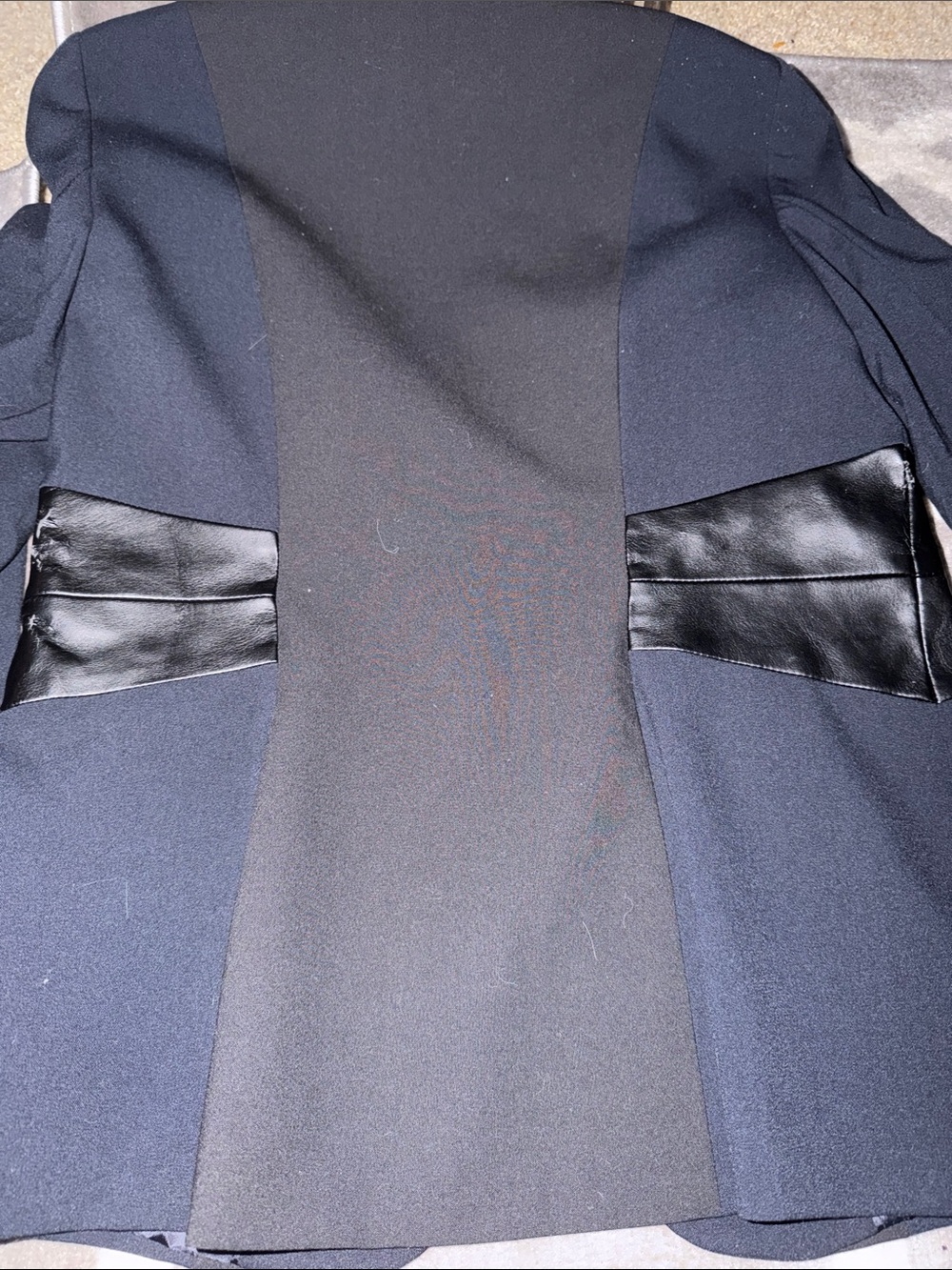 Calvin Klein blue & black blazer size 12 - Picture 3 of 3